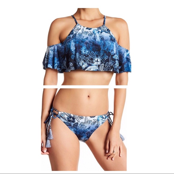 The Bikini Lab Other - The Bikini Lab Tie Dye Boho Bikini